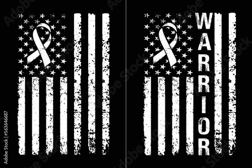 Cancer Awareness Flag Design