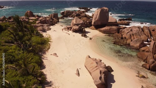 On the Beach in La Digue - Seychelles