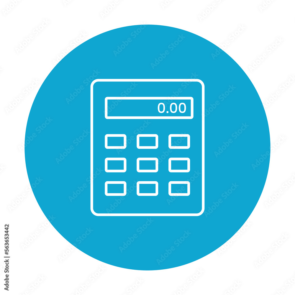 Calculator icon, Line style calculator icon, pro vector Calculator icon, Line style calculator icon, pro vector