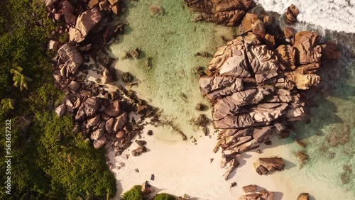 On the Beach in La Digue - Seychelles