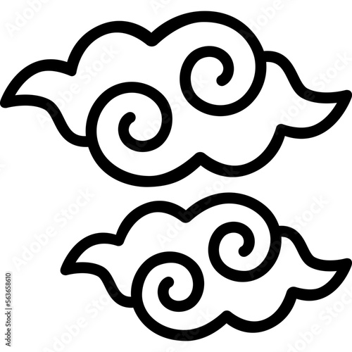 cloud line icon