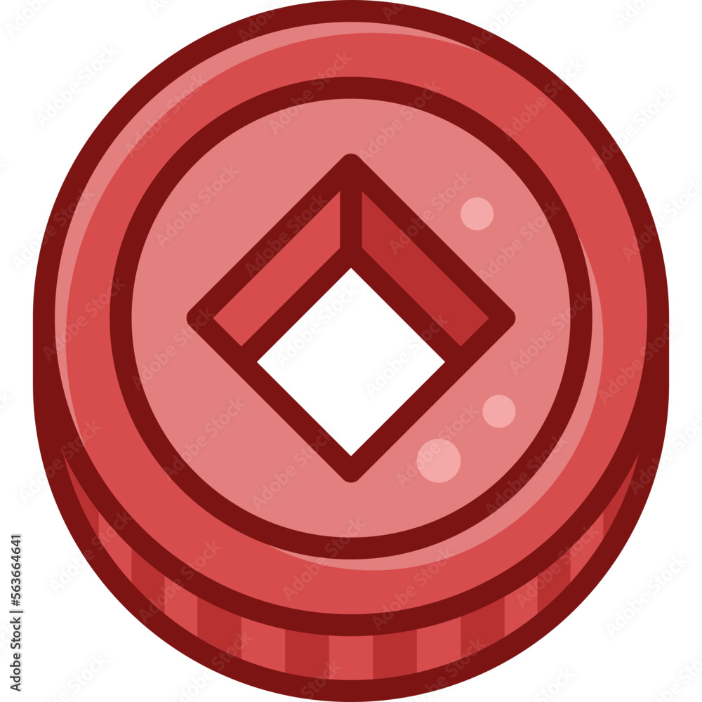 coin two tone icon