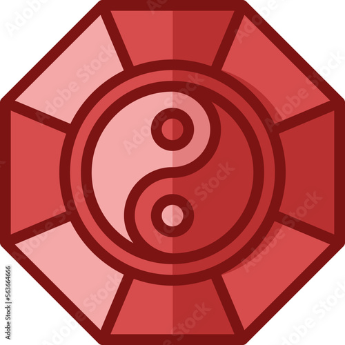 feng shui two tone icon