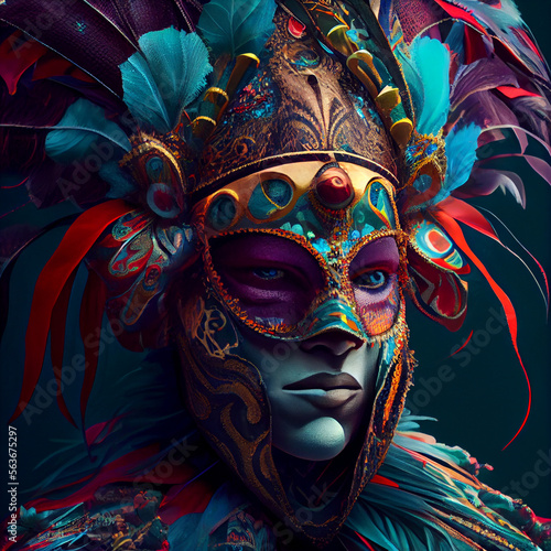 venetian carnival mask © Laercio