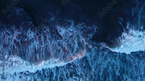 Welle Vogelperspektive Playa de la Pared Fuerteventura 59fps