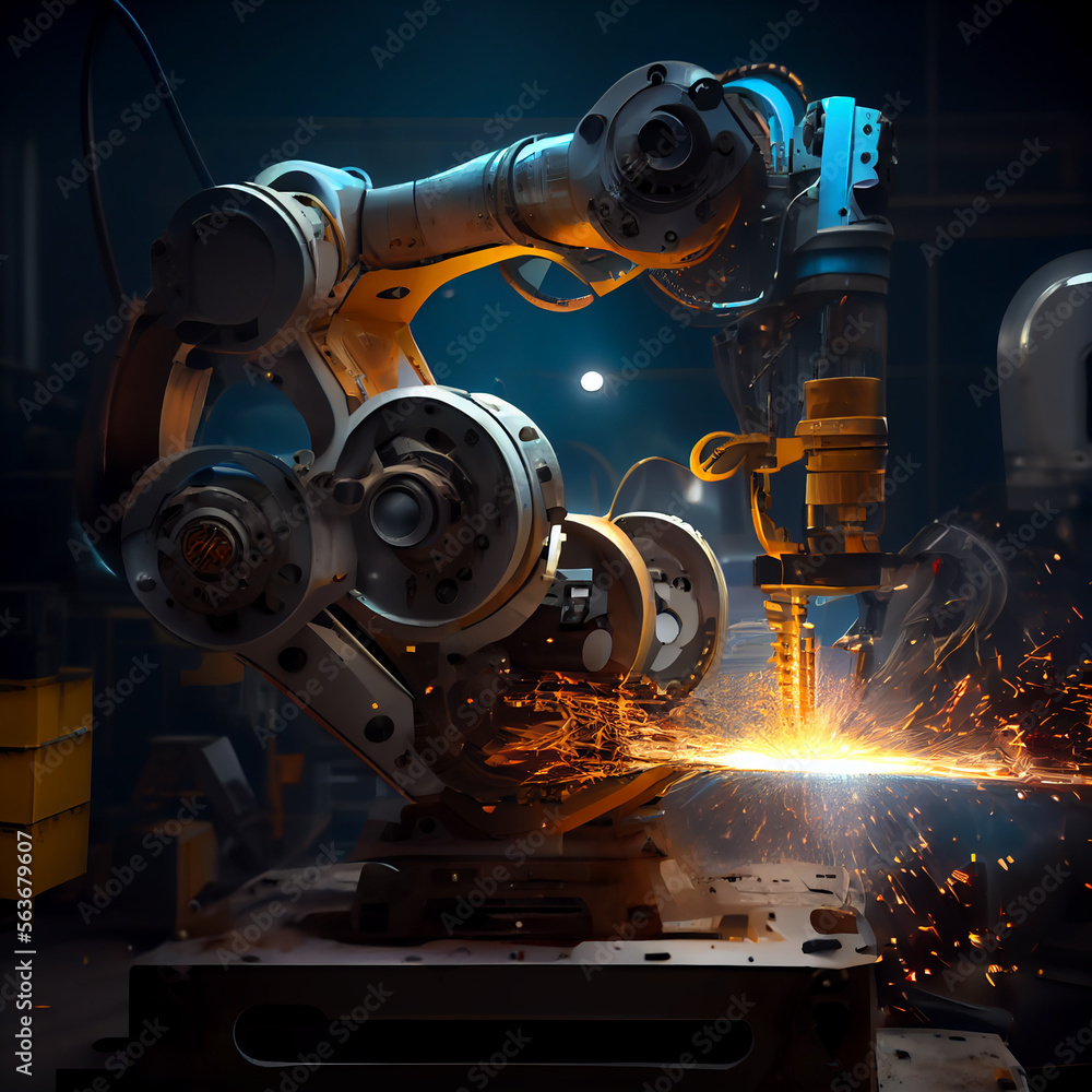 Robotic arm created with Generative Ai Robotic arm created with Generative Ai