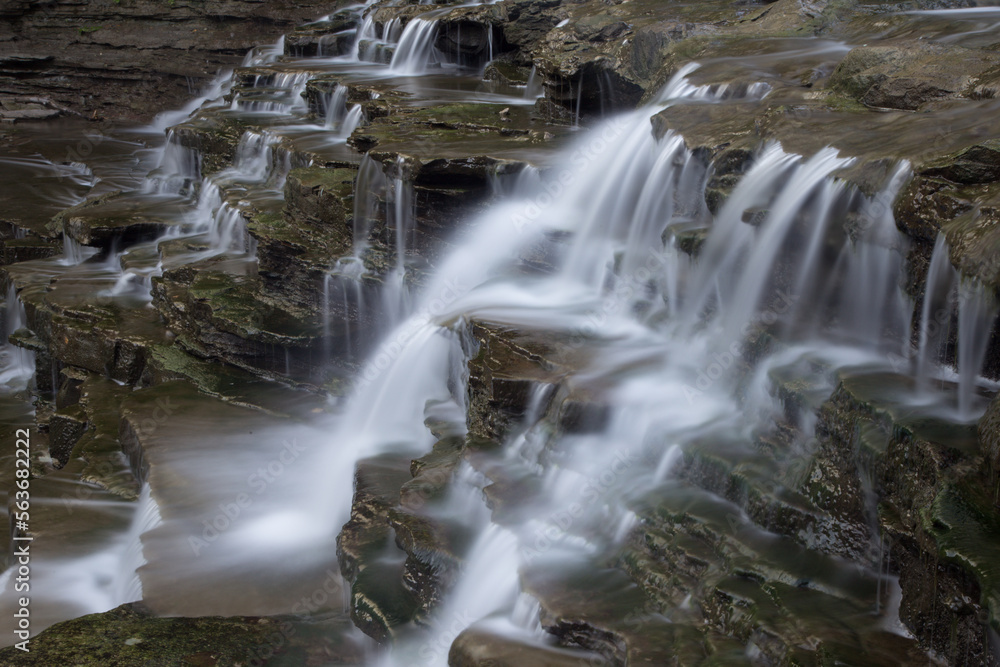 Albion Falls cascading waterfall over rocks n Hamilton Ontario Canada Albion Falls cascading waterfall over rocks n Hamilton Ontario Canada