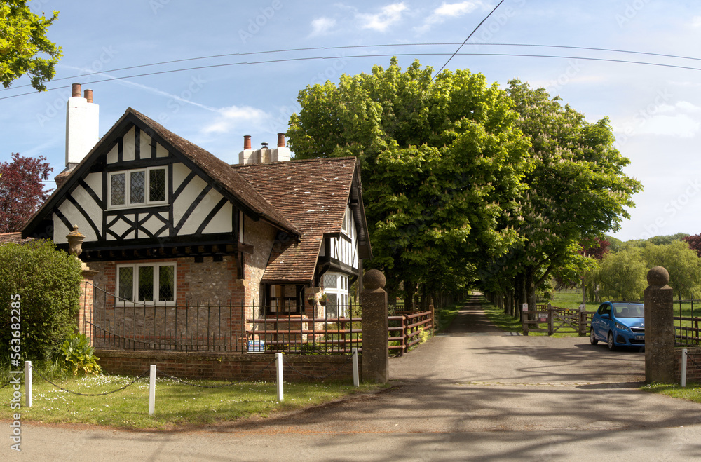 Half-timbered Somerset Country House Half-timbered Somerset Country House