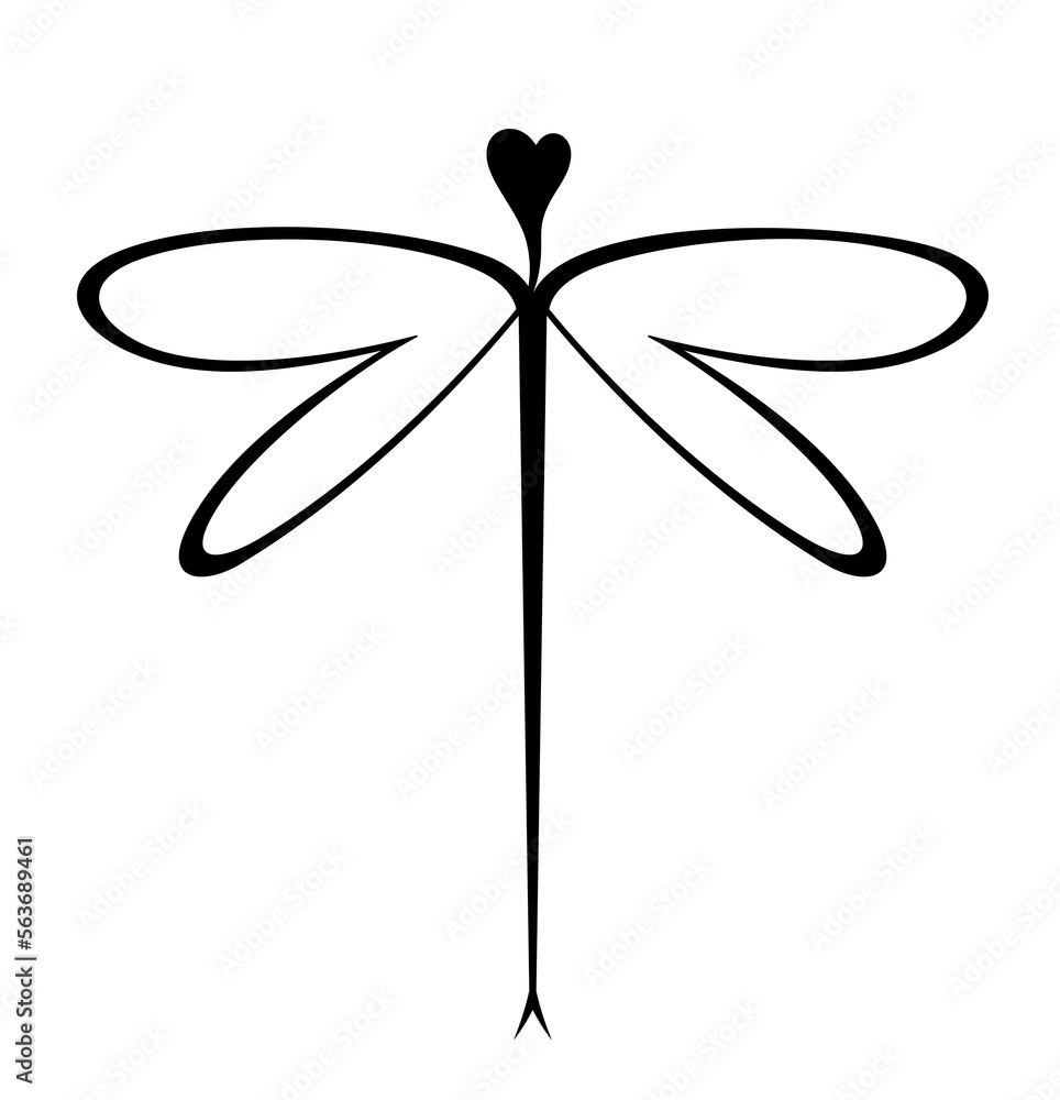 Dragonfly symbol.Dragonfly icon for your design Dragonfly symbol.Dragonfly icon for your design