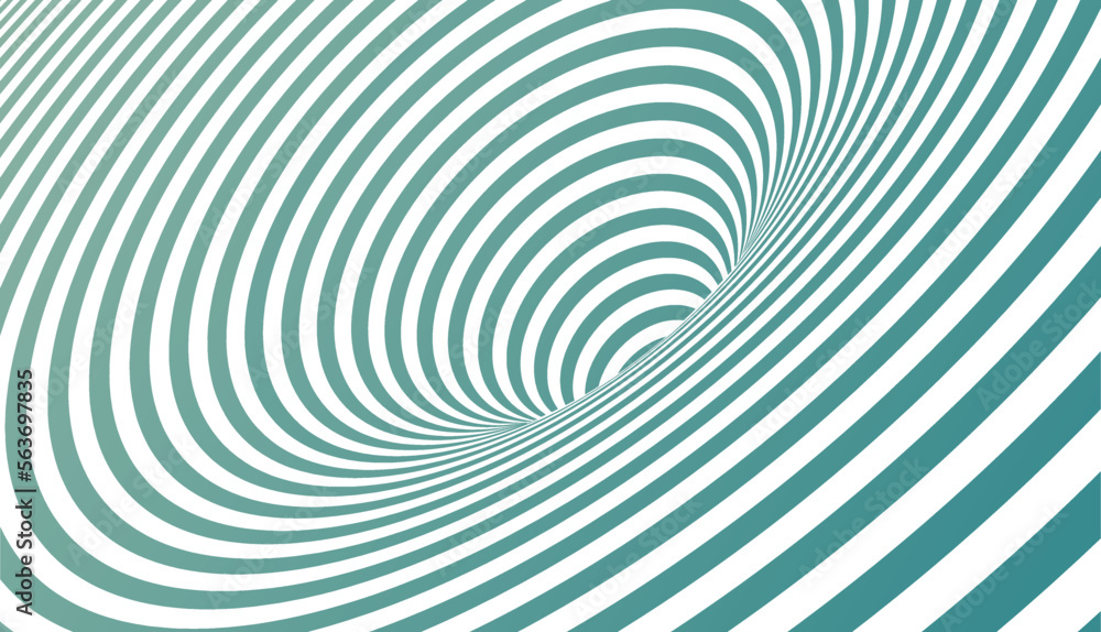 Vector abstract 3D tunnel line-art background. Abstract stripe illusion op art design element for futuristic technology backgrounds. Vector abstract 3D tunnel line-art background. Abstract stripe illusion op art design element for futuristic technology backgrounds.