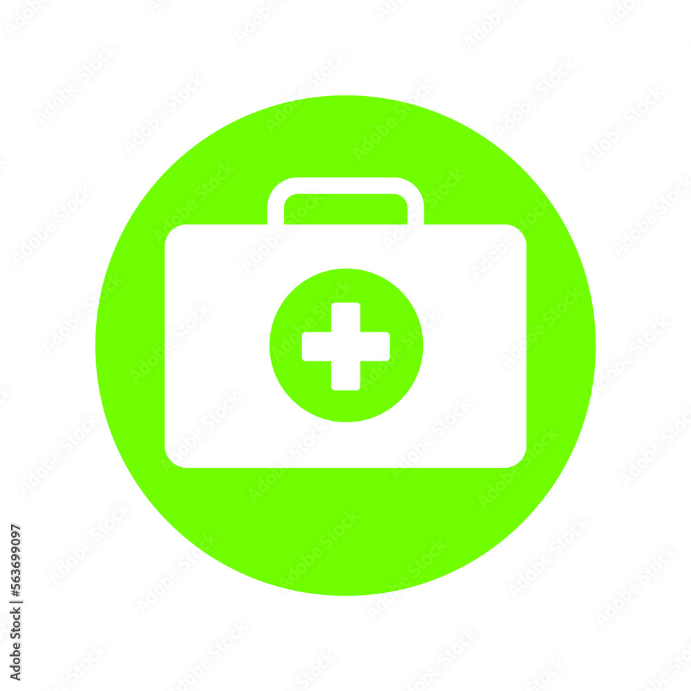 green medical box icon green medical box icon