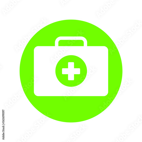 green medical box icon