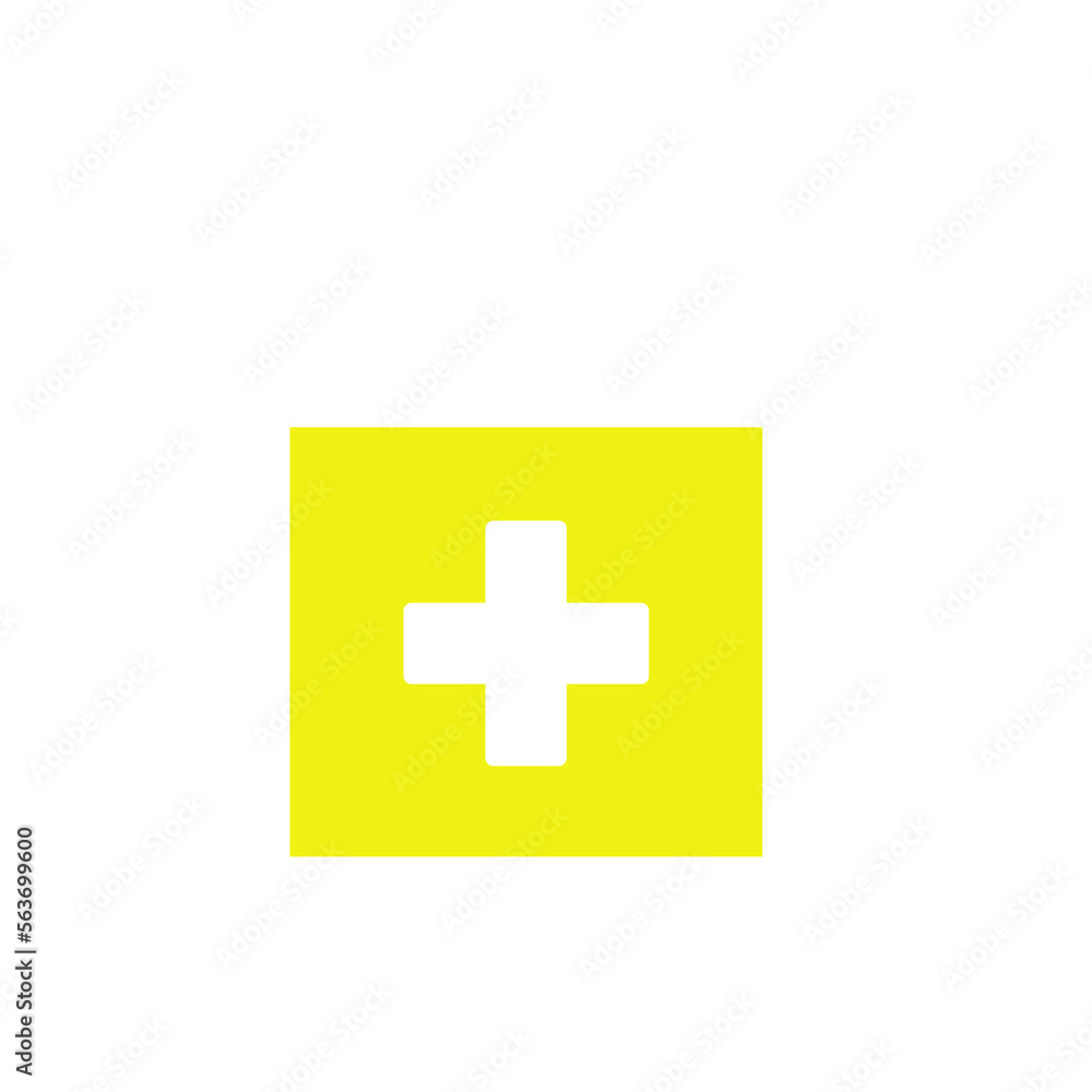 Fototapeta premium yellow medical bottle icon