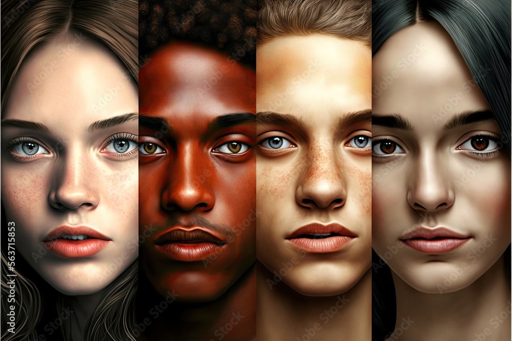 diversity of faces generative ai