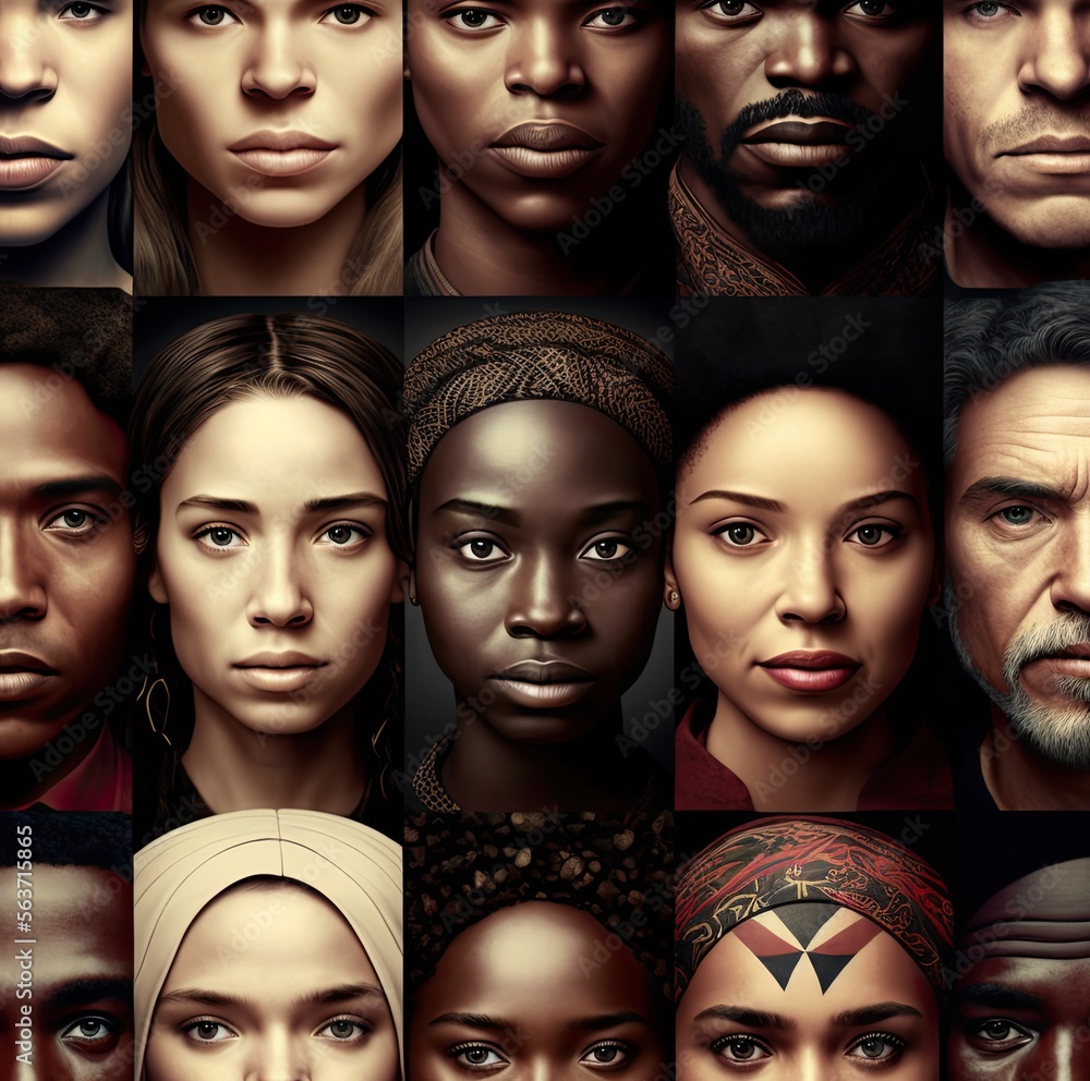 diversity of faces generative ai