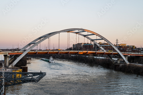 city harbour bridge at sunset © Mirza