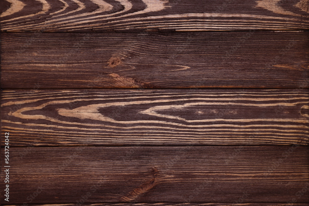 Naklejka premium Brown wooden backdrop, vintage wood pattern, background