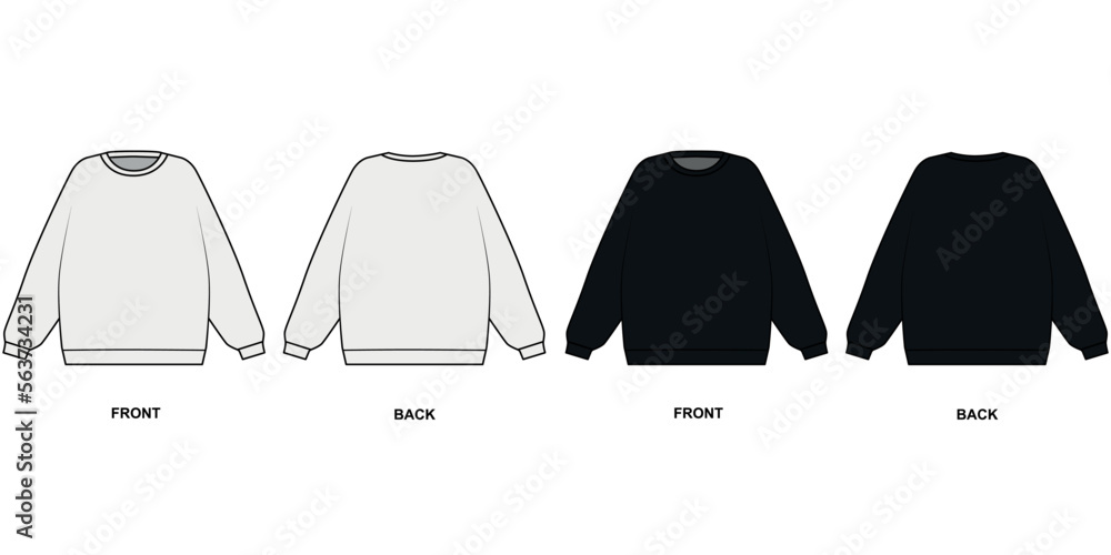 Outline crewneck set hot sale