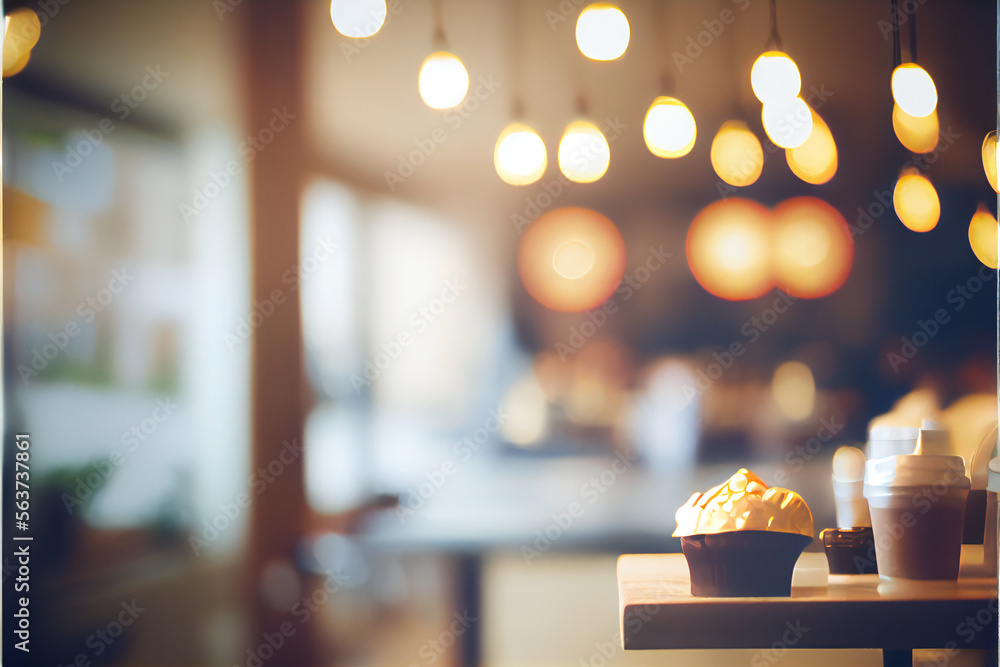 Coffee shop. Generative AI. Coffee shop. Generative AI.