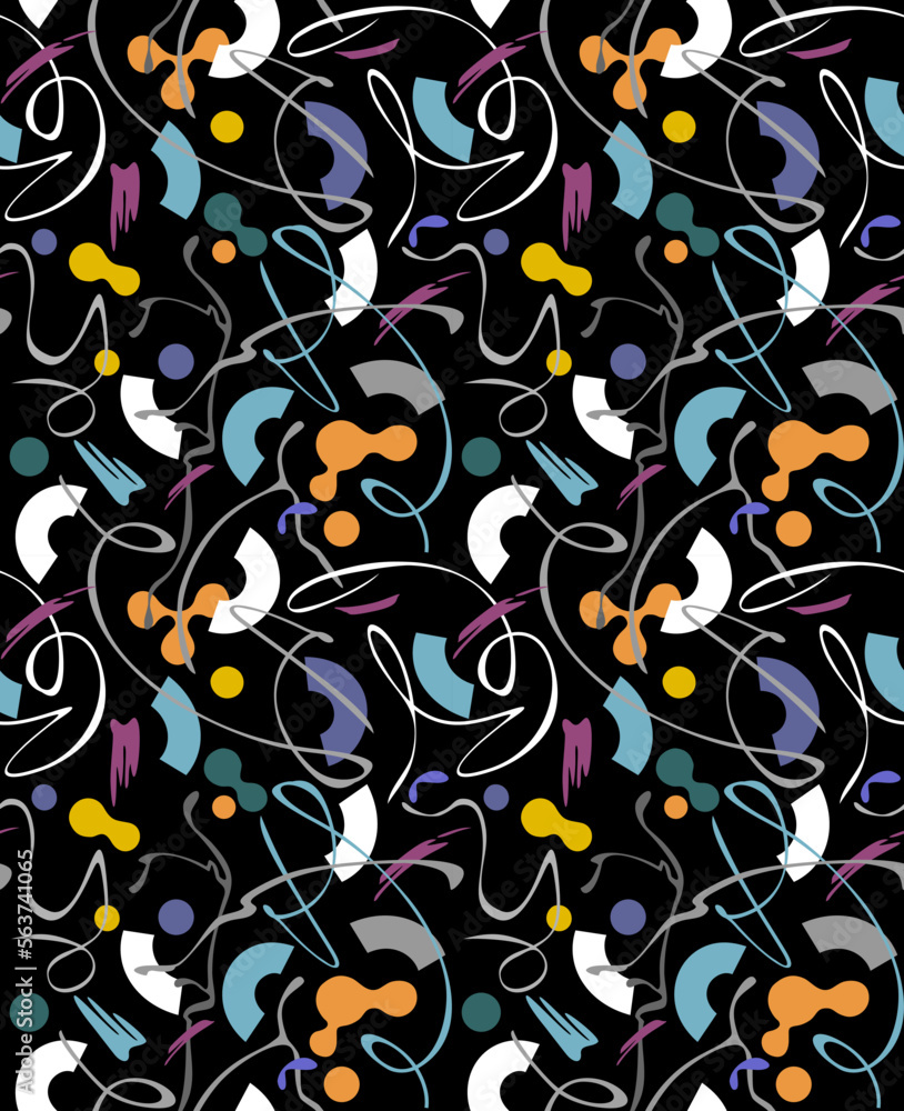 Fototapeta premium Paint splashes vector background with drops and stains, artistic elements.