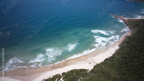 Foto da praia da Galheta em Florianópolis