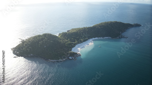 Foto da ilha do Campeche em Florianópolis