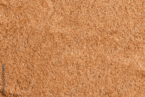 Realistic vector illustration of cumin powder texture close up. Spices or condiments as background

