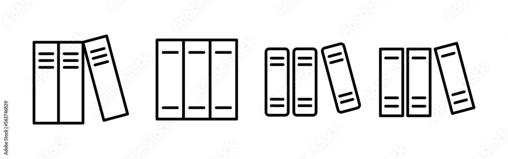 Library icon vector for web and mobile app. education sign and symbol Library icon vector for web and mobile app. education sign and symbol