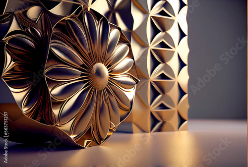 future luxury  wallpaperr decor concept  photo