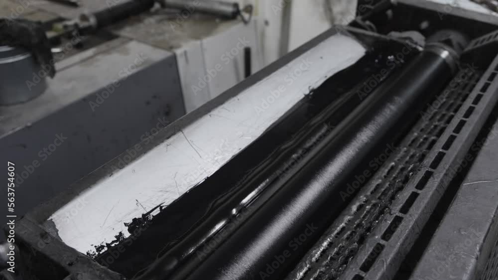 Black Printing Ink Rollers Offset Print Machinery Black Printing Ink Rollers Offset Print Machinery