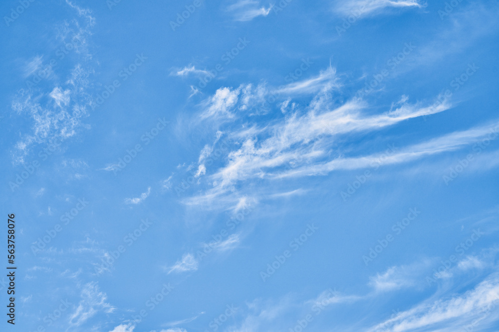 Fototapeta premium Beautiful blue sky image