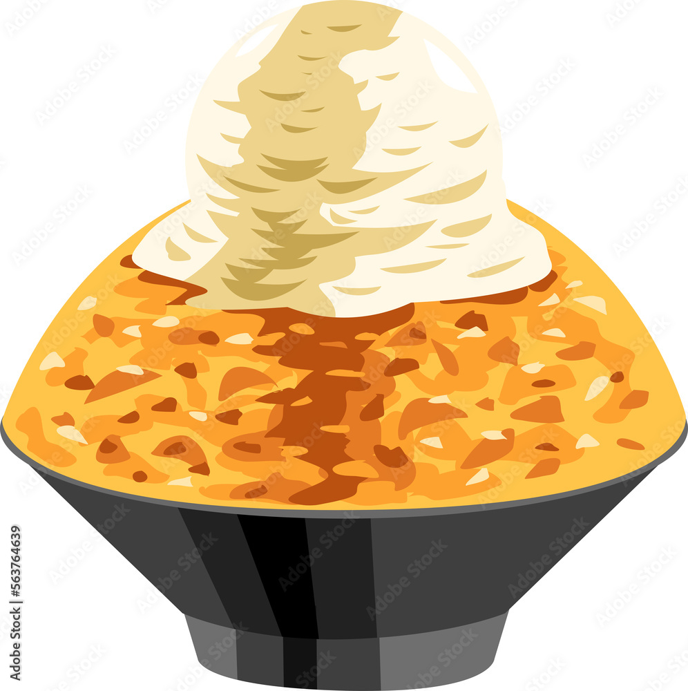 bingsu png graphic clipart design Stock Illustration | Adobe Stock