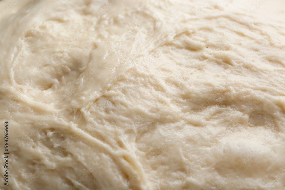 Fresh yeast dough as background, closeup view Fresh yeast dough as background, closeup view