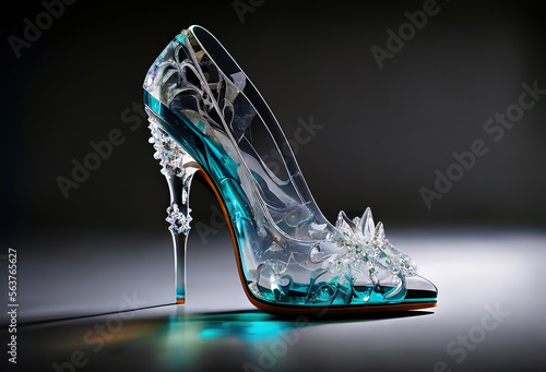 Cinderella`s glass shoe | Cinderella shoes, Glass heels, Glass shoes