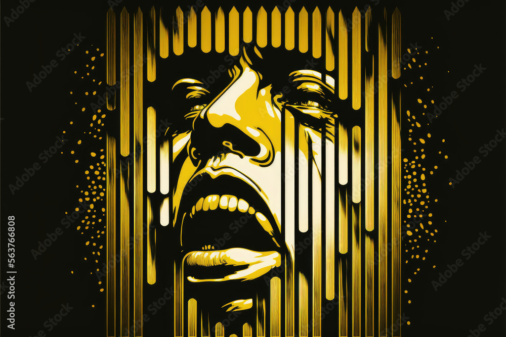 Dangerous Evil Skull Capturing a Soul Inspired by Venom Supervillain