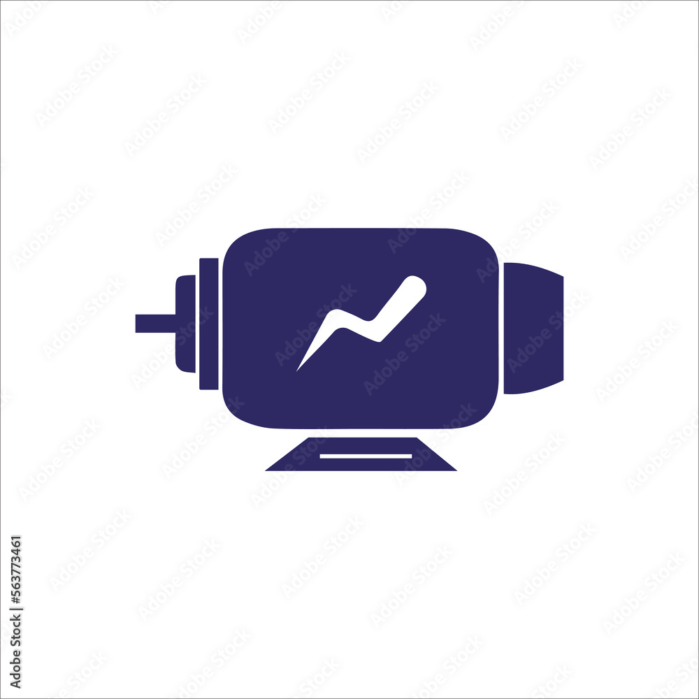 illustration of a blue icon for web illustration of a blue icon for web