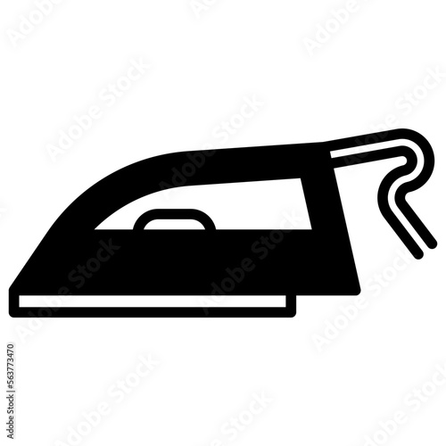 machine ironing laundromat icon