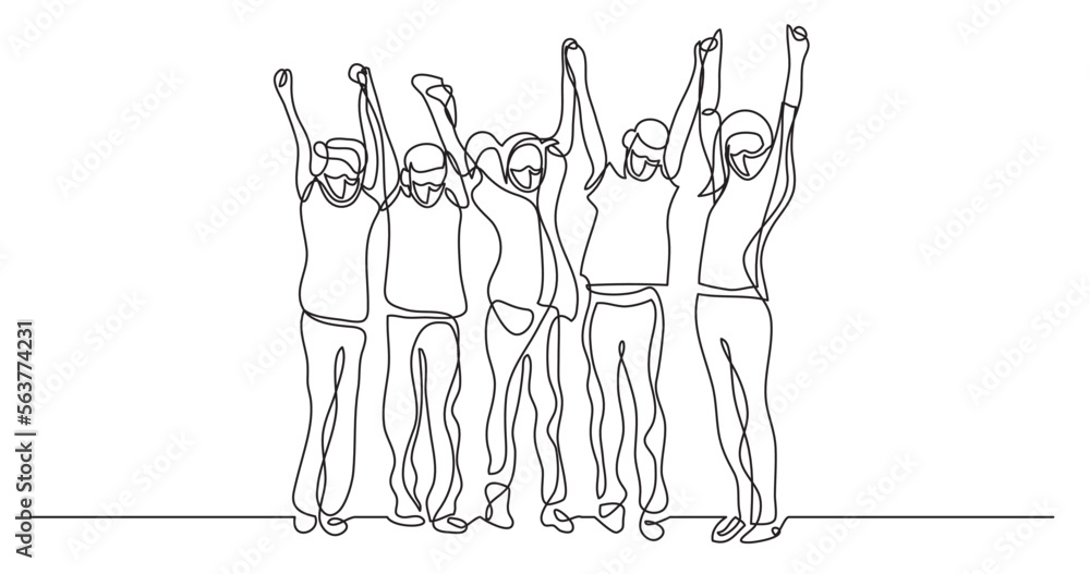 continuous line drawing vector illustration with FULLY EDITABLE STROKE - happy joyful children wearing face mask continuous line drawing vector illustration with FULLY EDITABLE STROKE - happy joyful children wearing face mask