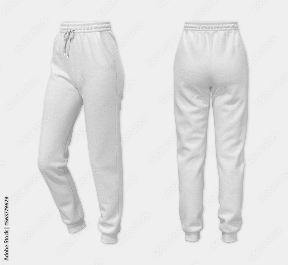 Blank joggers mockup 3d rendering. Stock Illustration Adobe Stock