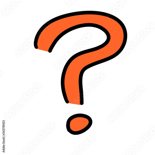 Orange question mark png