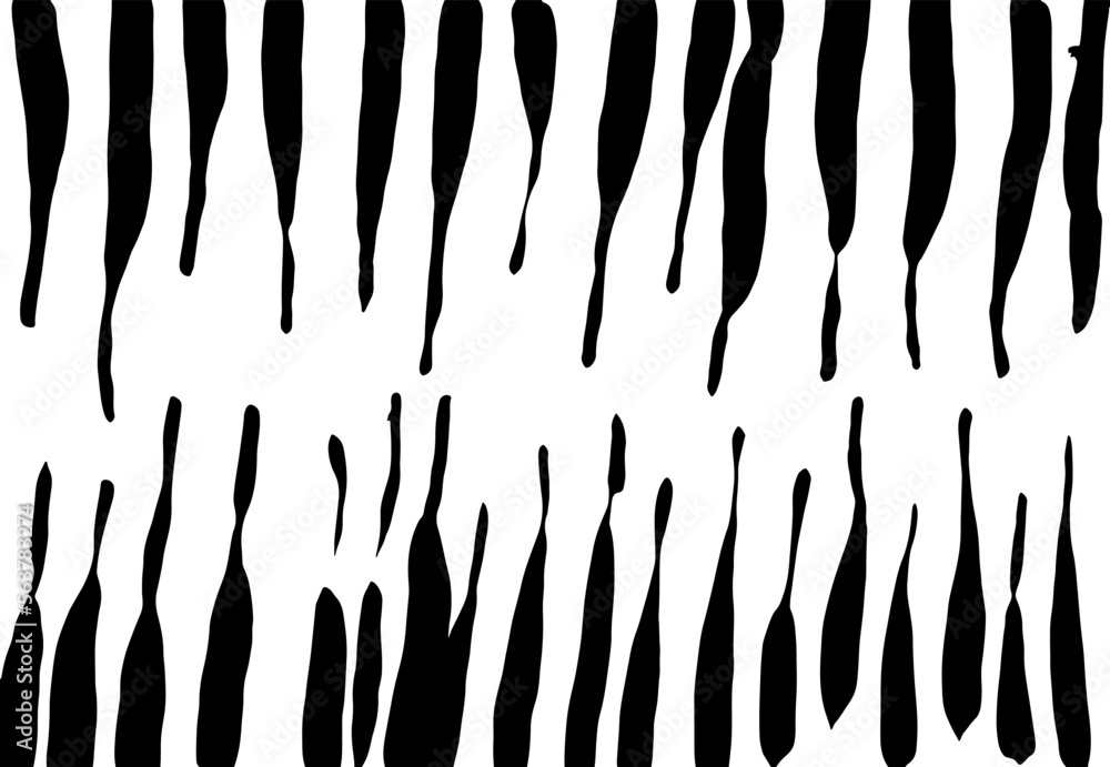 Grunge Ink Brush Free Hand Texture