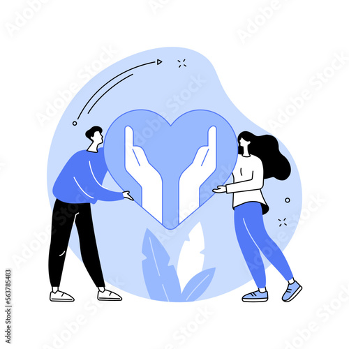 Responsibility abstract concept vector illustration.