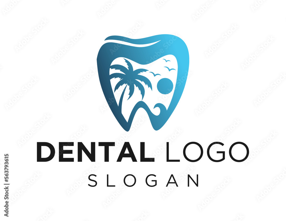 Logo design about Dental on a white background. created using the CorelDraw application. Logo design about Dental on a white background. created using the CorelDraw application.