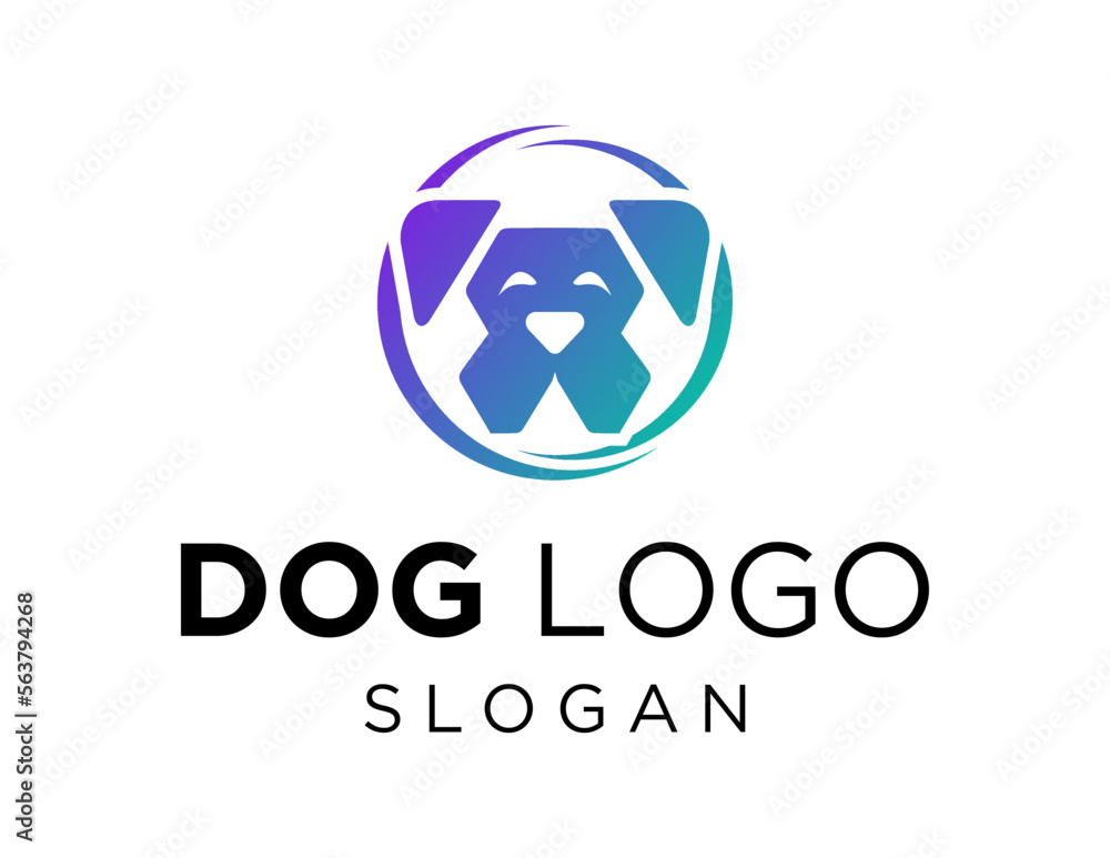 Logo design about Dog on a white background. created using the CorelDraw application. Logo design about Dog on a white background. created using the CorelDraw application.