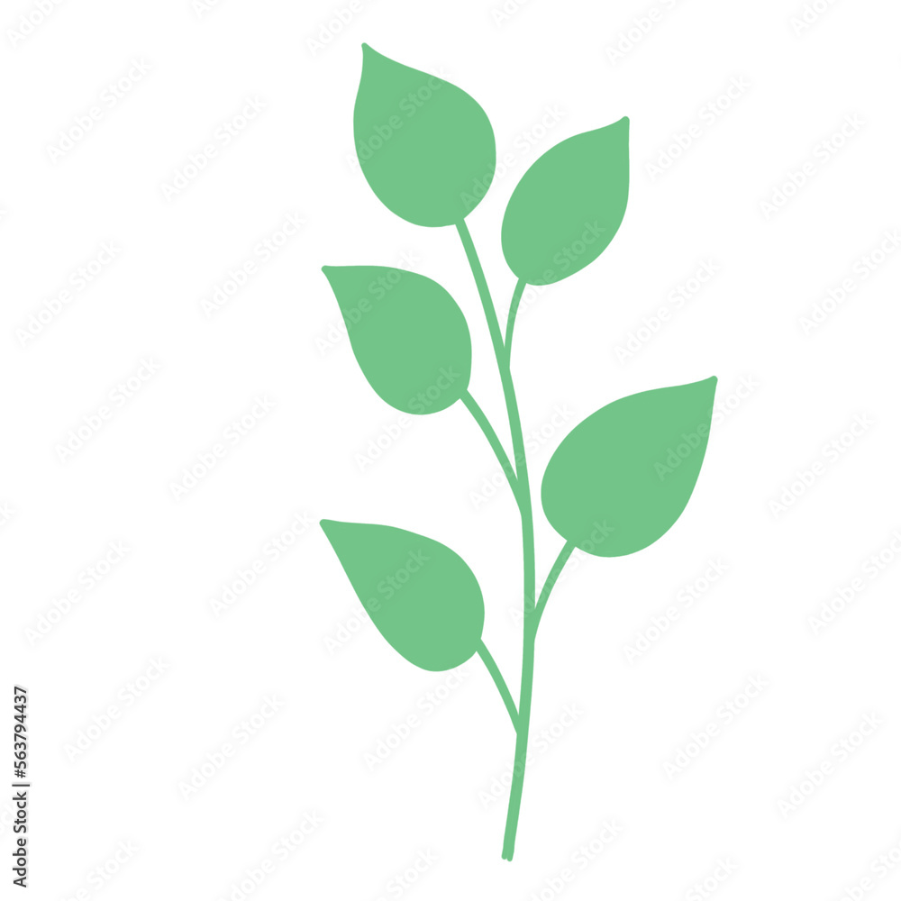 Green Leaves Illustration Green Leaves Illustration
