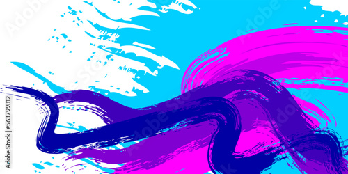 abstract colorful wave pattern, on white background	
