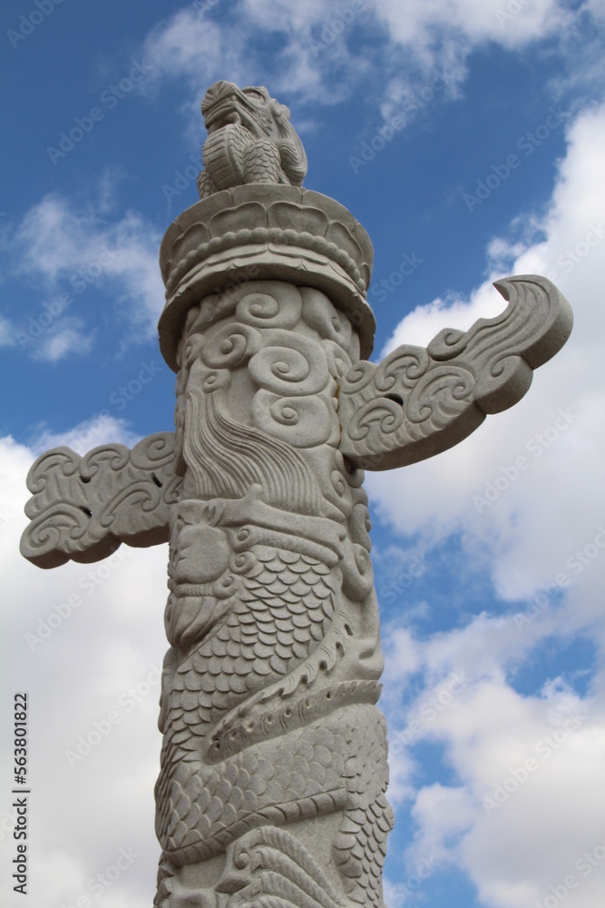 stone pillar, Edmonton, Alberta stone pillar, Edmonton, Alberta