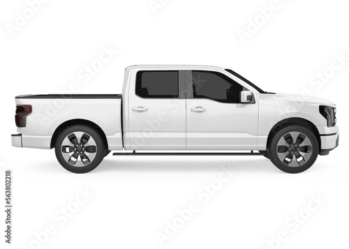 Pickup Truck Isolated