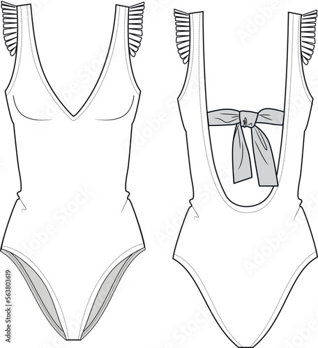 illustration of a underwear, swimwear, swimsuits