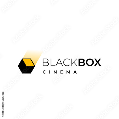 black box cinema logo design